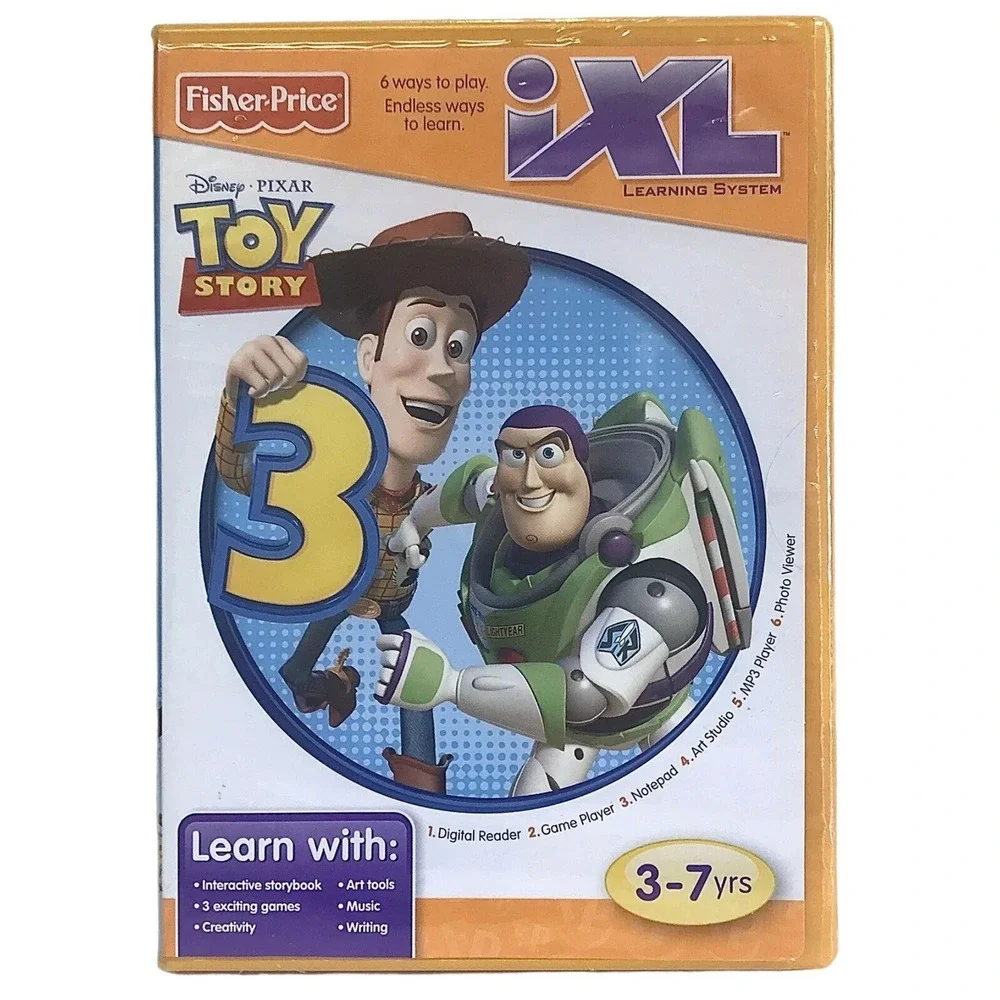 FISHER PRICE iXL - TOY STORY 3 DISNEY PIXAR KIDS LEARNING‎ GAMES CD-ROM